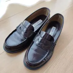 HARRITA ダークブラウン ローファー　24cm