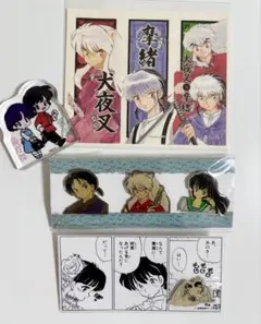匿名配送】らんま1/2・犬夜叉 ピンバッジ&アクリルスタンドセット 