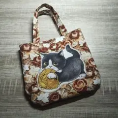 コヤンイサムチョンふっくらト–トバッグ 新柄リトルヤ–ンハンターズ輸入生地