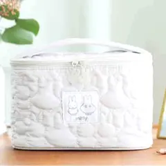 リンネル 2月号 付録 Miffy シルエット柄キルティング バニティポーチ