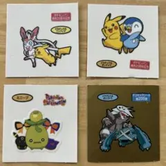 ポケモンパンシール 4枚セット