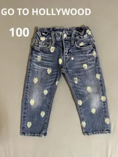 超美品 GO TO HOLLYWOOD デニム パンツ ジーンズ いちごのサムネイル
