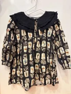 Cottoli ワンピース 長袖 ブラック