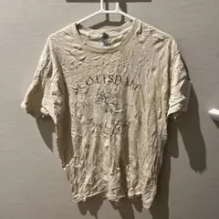 GILDAN グラフィック Tシャツ ベージュ