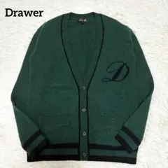 ハ*ル様 美品 希少 Drawer ドゥロワー カシミヤ カーディガン V Dロ