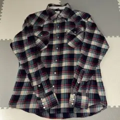 BACK NUMBER チェック柄シャツ Mサイズ