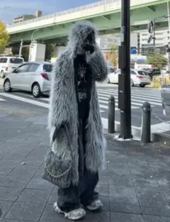 KIDILL 18AW オーバーサイズチェック切替トレンチコート レッド - メルカリ