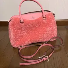 ケイトスペード katespade もこもこ ファー バッグ