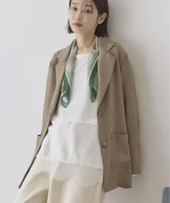 AMERICAN HOLIC リネンライクオーバーサイズジャケット　Mのサムネイル