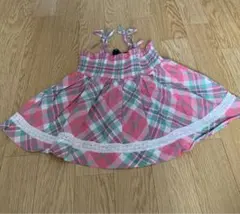 ラルフローレン ＊コットン100%チェック柄キャミソール＊100