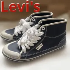 お値下げ中❣️Levi's ハイカットスニーカー❣️PU生地で雨にも強い