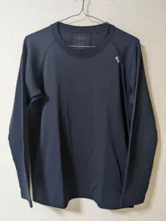 UNIQLO DRY-EX ネイビー 長袖Tシャツ