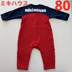 Miki House ミキハウス　ロゴロンパース 80