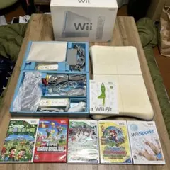 Nintendo Wii 本体 + Wii Fit + ゲームソフト