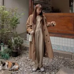 ベーシックロングトレンチコートのサムネイル