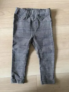 チェック柄パンツ 80