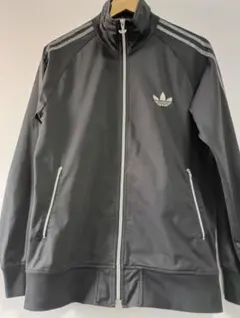 adidas 黒/シルバー ジャージ パイソン柄 訳あり