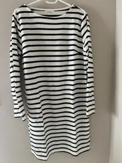 earth music&ecology ボーダー長袖チュニックワンピース