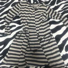 y2k ストライプ 長袖カーディガン