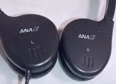 ANA 有線ヘッドセット ブラック