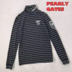 【PEARLY GATES】パーリーゲイツ 1989 ロゴ 美品 モックネック