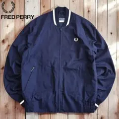 04M857◯ FRED PERRY 英国製 ブルゾン ハリントンジャケット Mのサムネイル