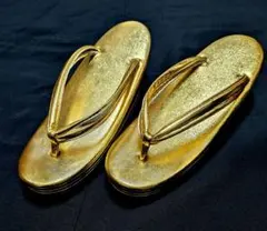 和装婚礼花嫁様 草履 金