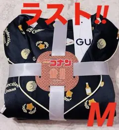 新品 大人気！名探偵コナン GU コラボ サテンパジャマ M
