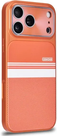 iPhone15Pro ケース MagSafe対応 耐衝撃 カメラ保護 オレンジ