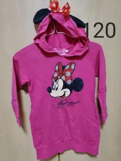 ミニー長袖ワンピース(size120)