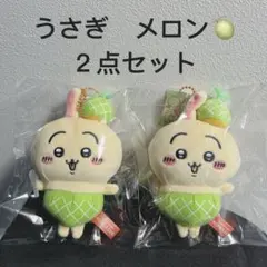 うさぎ　二点セット　ちいかわ　北海道限定　メロン　ご当地　ぬいぐるみキーホルダー