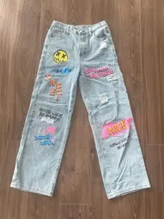 ペイントダメージデニム