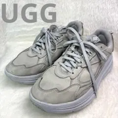 UGG アグ 厚底ヌバックメッシュスニーカー ベージュ系グレー系グレージュ アグ UGG MESH スニーカー メッシュ 厚底 グレー - メルカリ