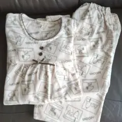 SNOOPY フリースパジャマセット　ルームウェア