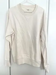 UNIQLO トレーナー M クリーム色 アイボリー ベージュ