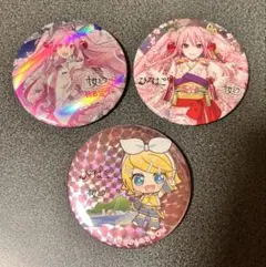 初音ミク 雪ミク 桜ミク ひろはこ ホログラムトレーディング缶バッジ 6