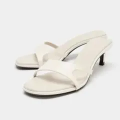 ZARA レディース ミュール サンダル ホワイト