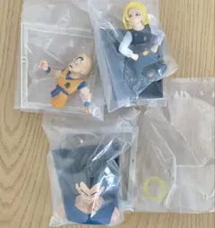 一番くじ ドラゴンボール マンガストラクチャー　クリリン、18号。ベジータ。