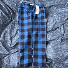 tinycottons 8y 青黒チェックパンツ