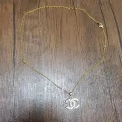 CHANEL ココマーク ラインストーン ネックレスのサムネイル