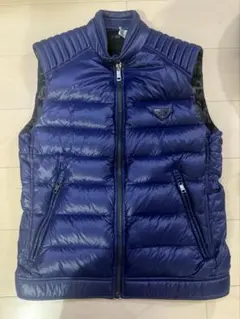 $∆ИΣM!!!PRADAプラダ　デニムベスト PRADA (プラダ) 22AW TRIANGLE LOGO DENIM VEST トライアングル