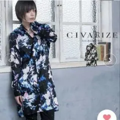 civarize V系qjm　ブル5ドレープ　dir フラワー　ガゼット　シャツのサムネイル