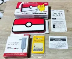 【美品】New 2DS LL モンスターボールエディション　純正アダプター付き