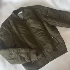 【美品】plst プラステ　中綿キルティングブルゾン　ジャケット　カーキ　M