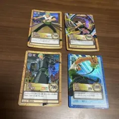 ワンピース ハイパーバトル カードダス　ゾロ　4枚セット