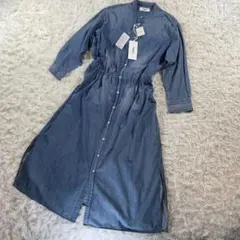 【タグ付き】Healthy DENIM デニム　ワンピース　要実寸値　S　マキシ