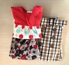 【SLAP SLIP】ボトムス2点+Tシャツ1点セット　120cm バラ売り可能