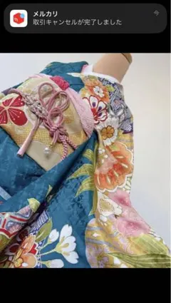 華やかな花柄振袖