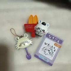 【新品・未使用】モモンガセット4つ(ペンキャップ・キーホルダー・トレカ)