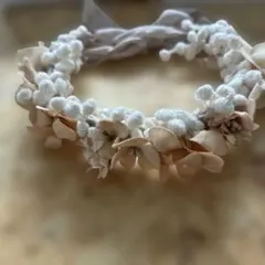 ⭐️即購入可‼️⭐️ブライス　花冠　アンティーク風　リボン　カチューシャ　未使用品